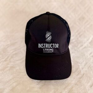 Zumba Fitness Black Instructor Baseball Cap